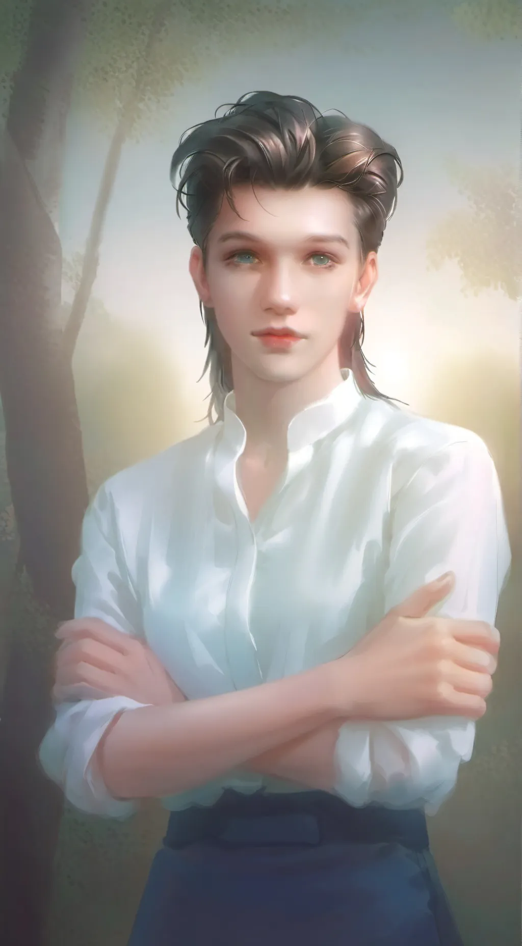 ai character: mr respect no hate background