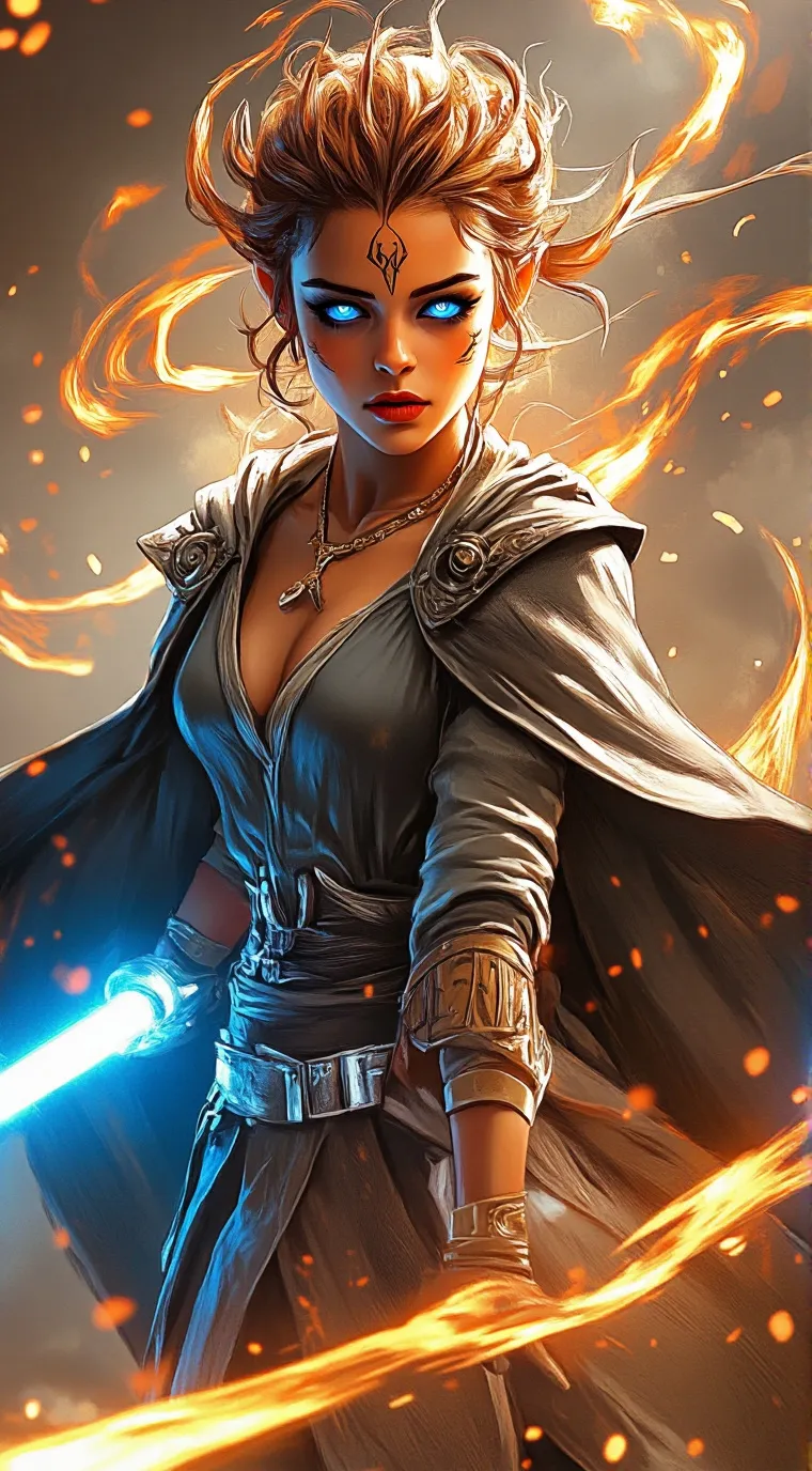 ai character: Luminara background