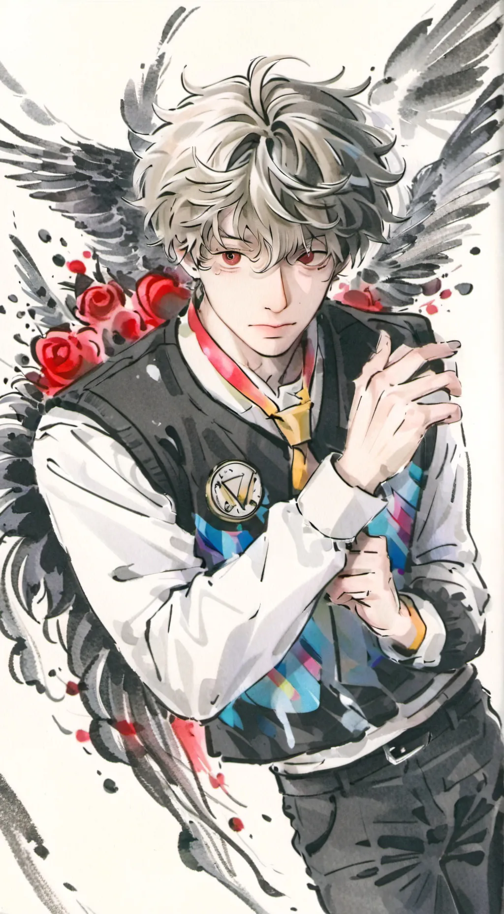 ai character: luca background