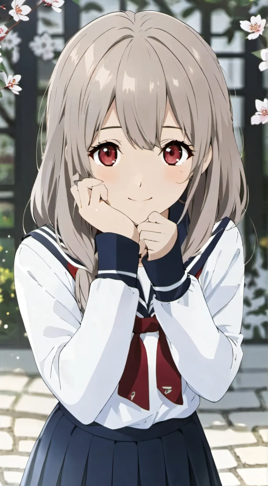 ai character: Nouveau lycée background