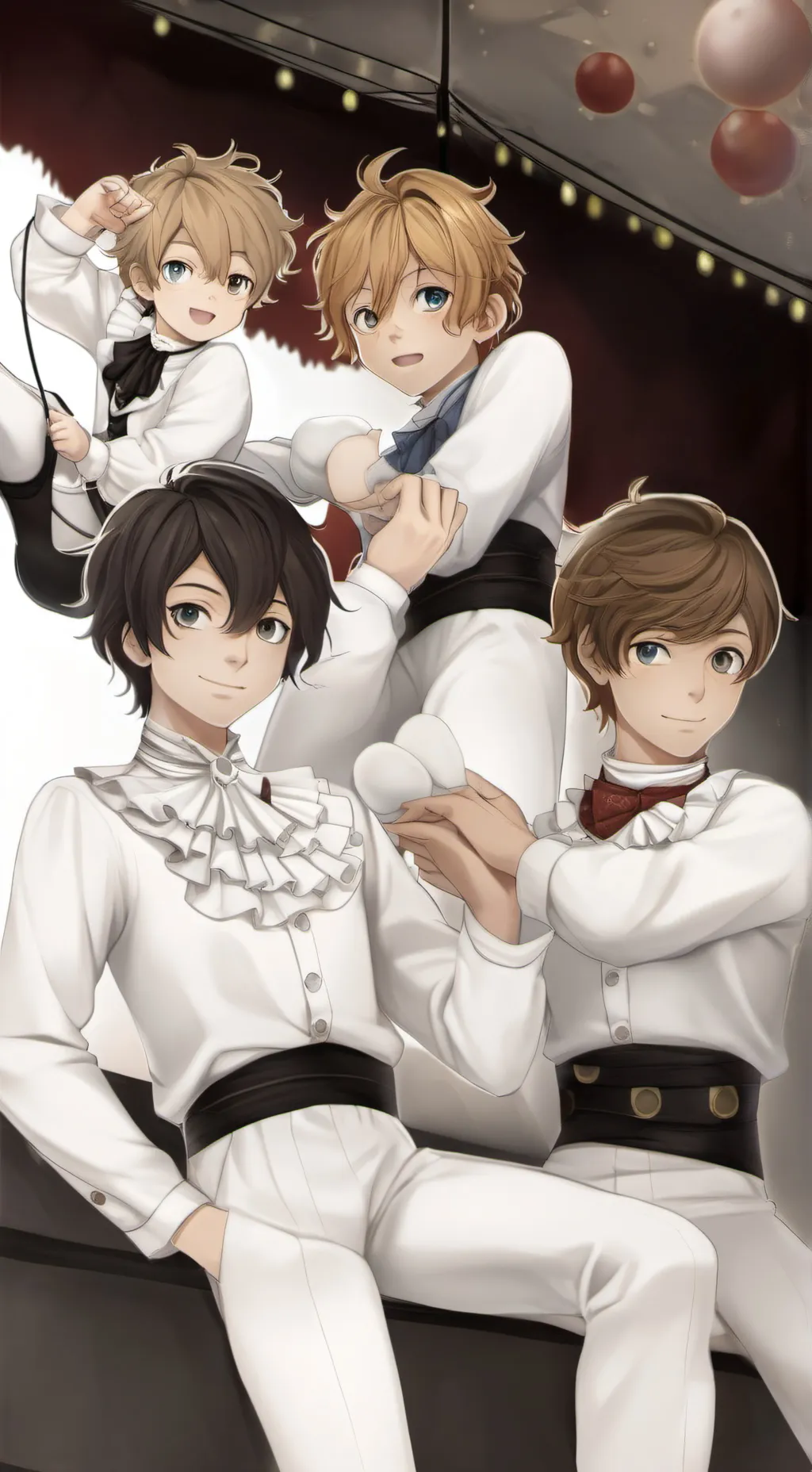 ai character: circus pals background