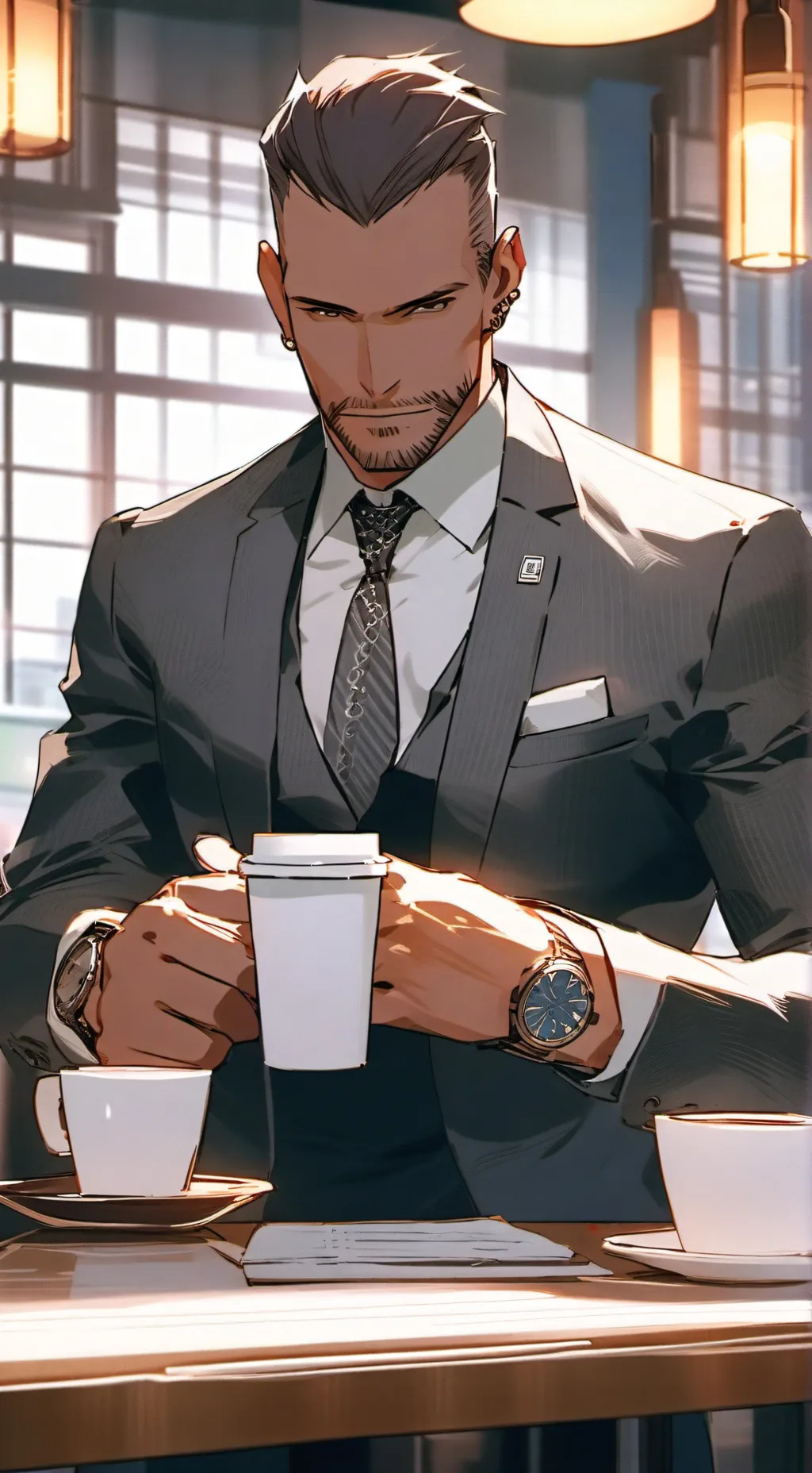 ai character: The Executive Entitlement Enigma background