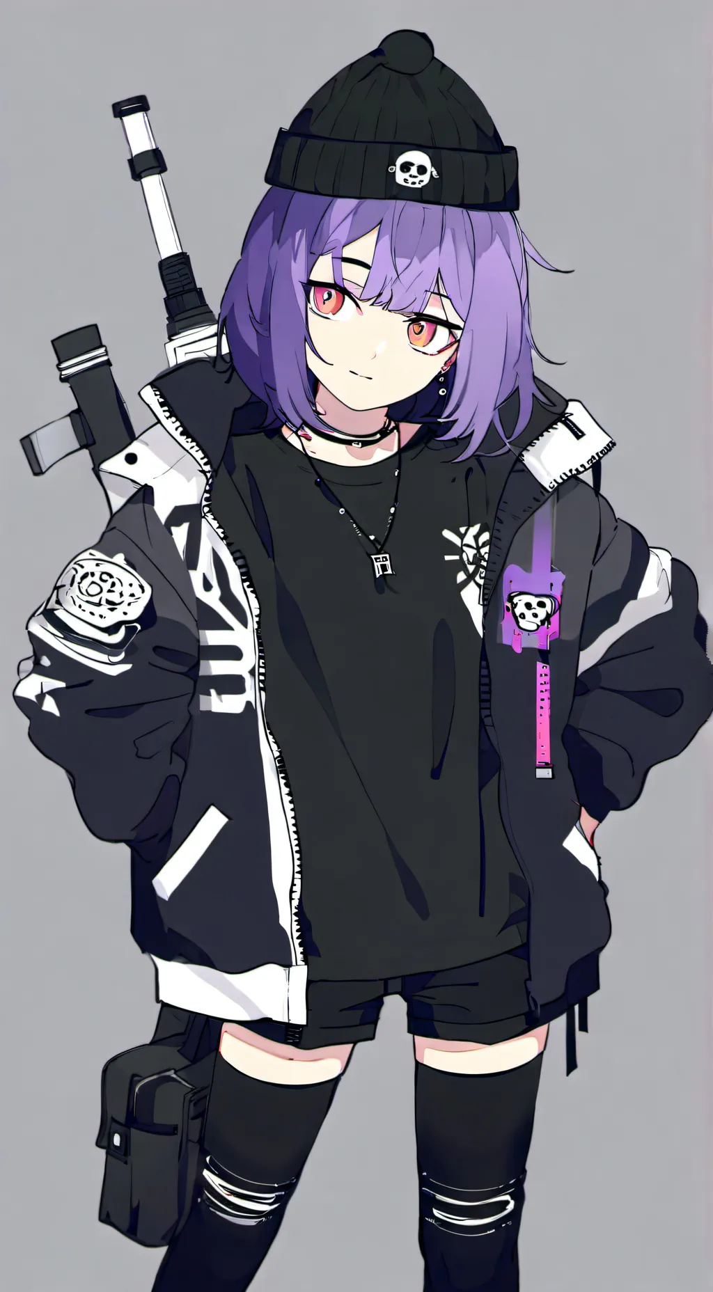 ai character: uzi doirman background