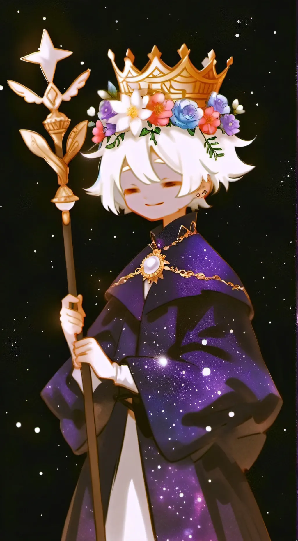 ai character: Pure vanilla background