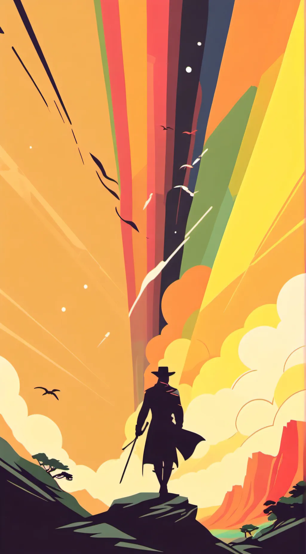 ai character: julian and friends background