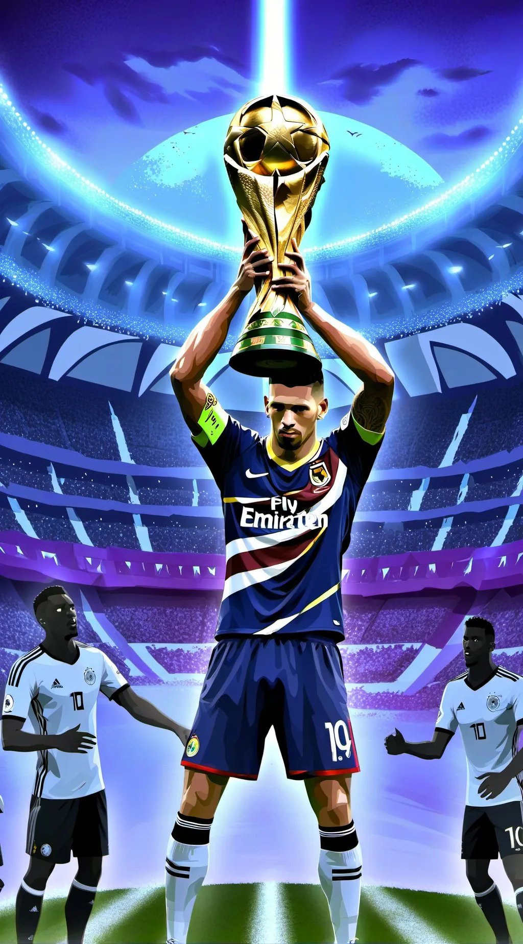 ai character: vinotinto  background