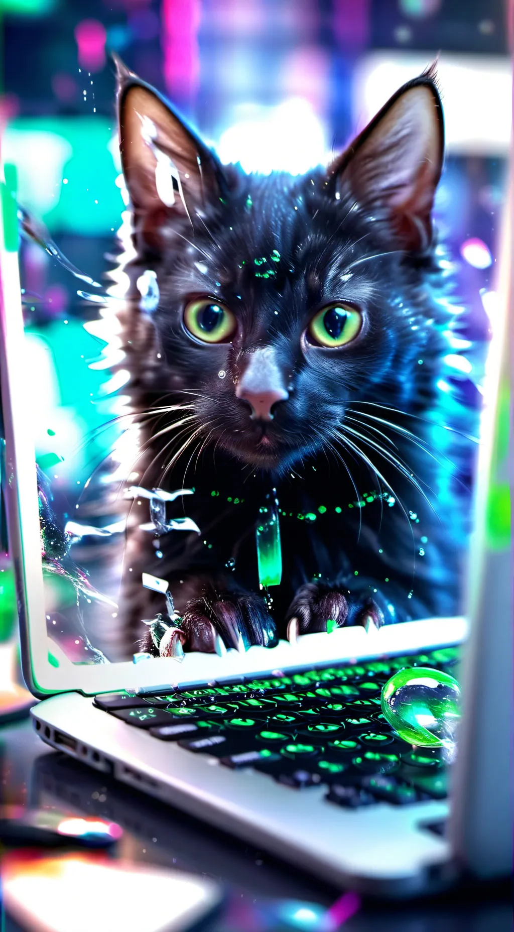 ai character: Byte background