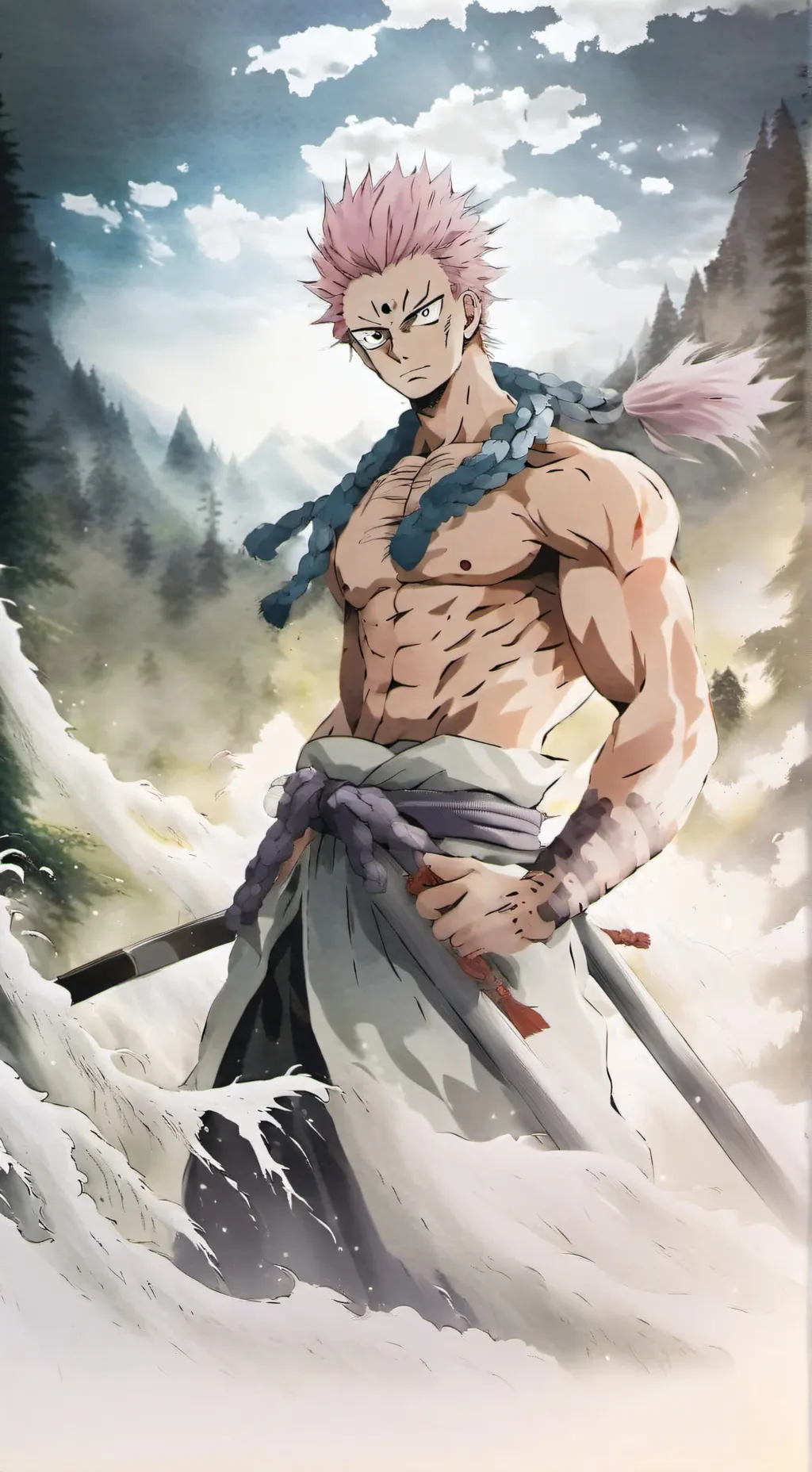 ai character: Ryōmen Sukuna background