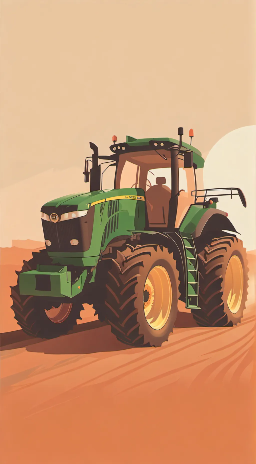 ai character: Tractor school background