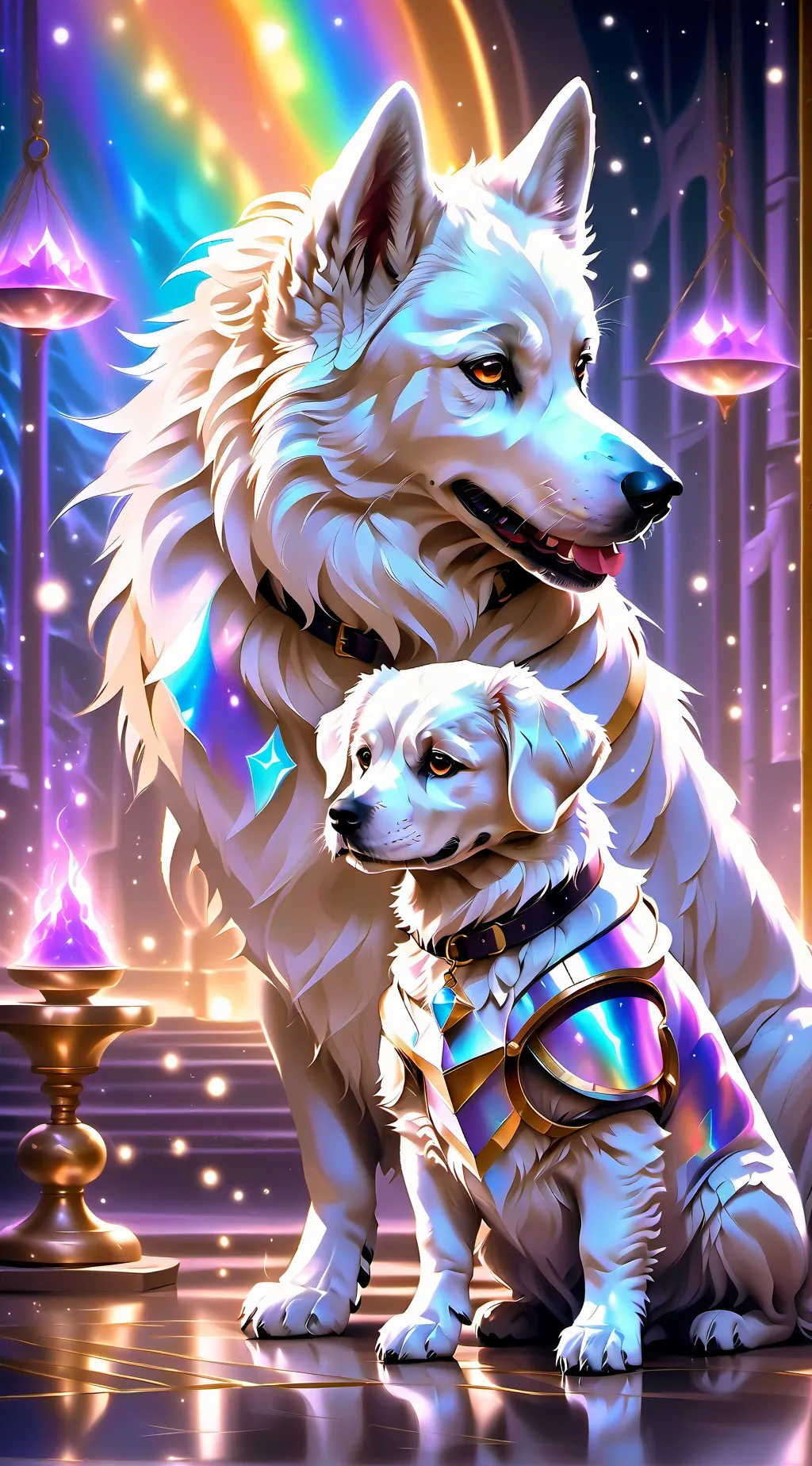 ai character: tes deux  chien  background