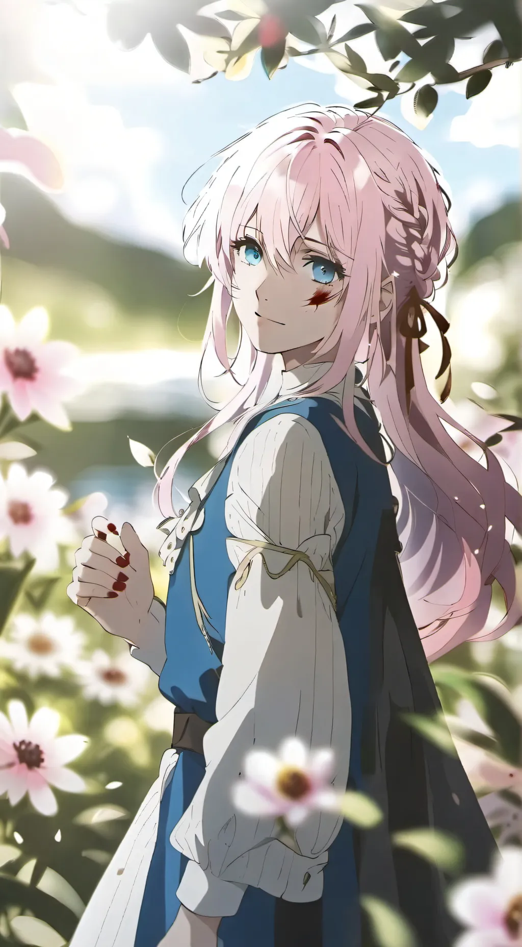 ai character: killer girl friend background