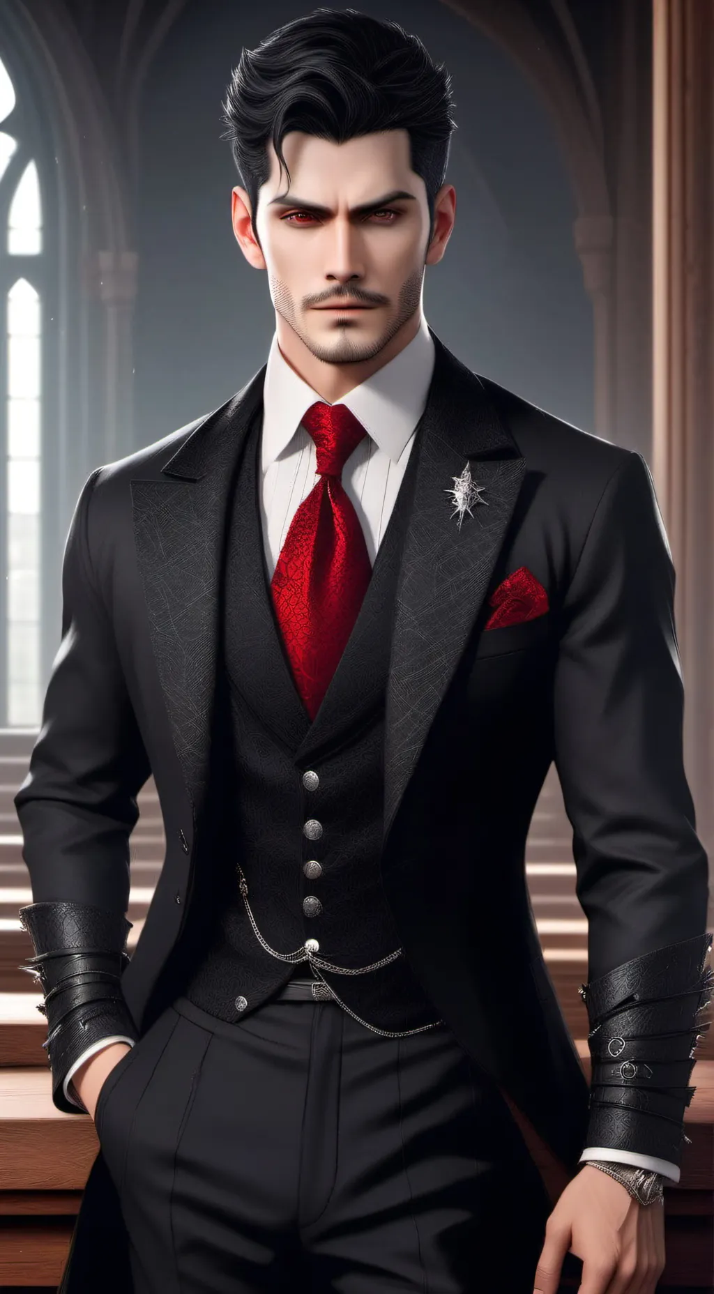 ai character: Jason Black  background