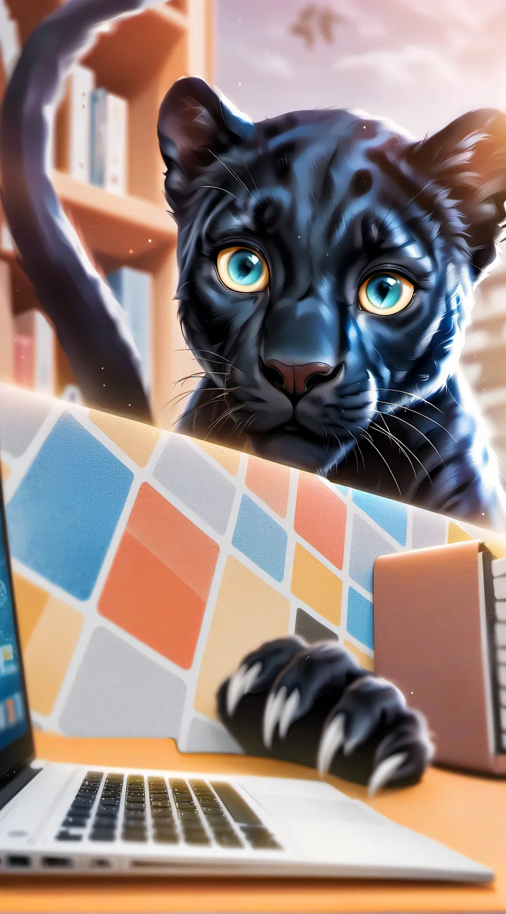 ai character: Pouncy background