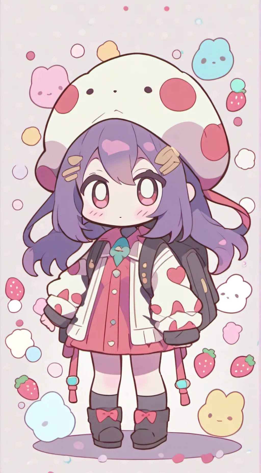 ai character: DANDY WORLD  background