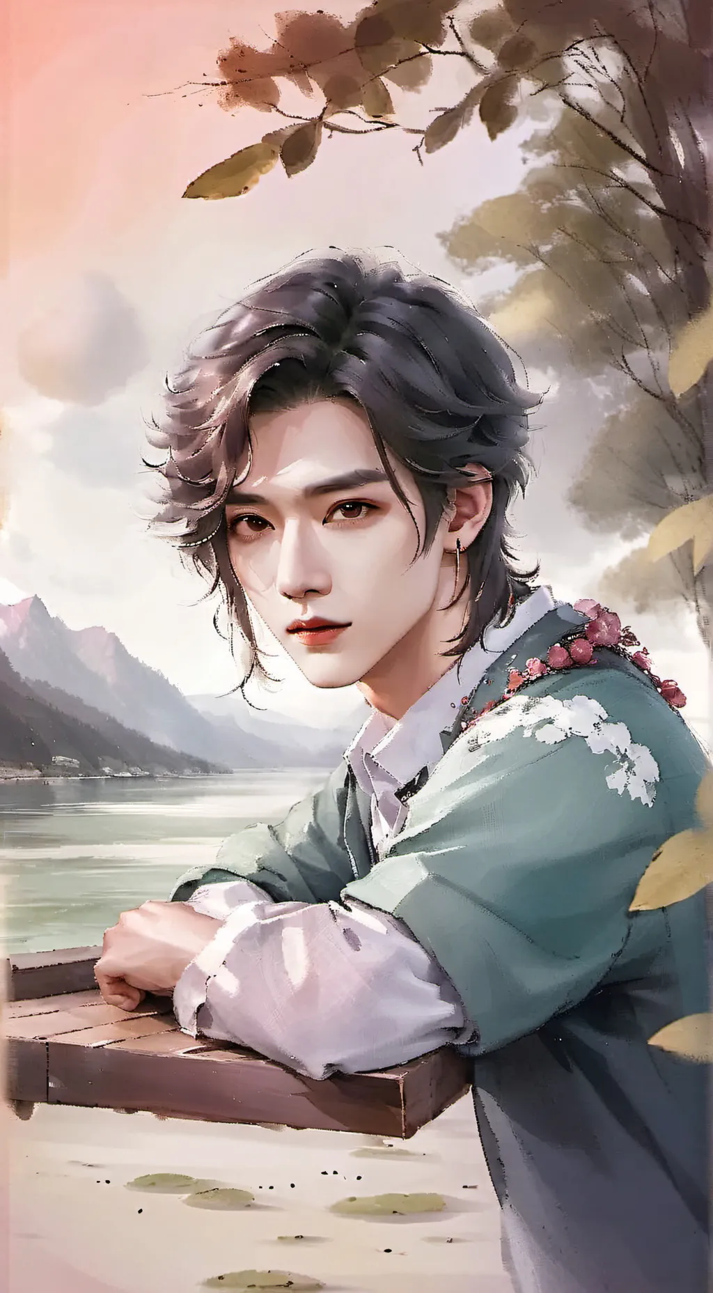 ai character: Han Jisung 💕 background