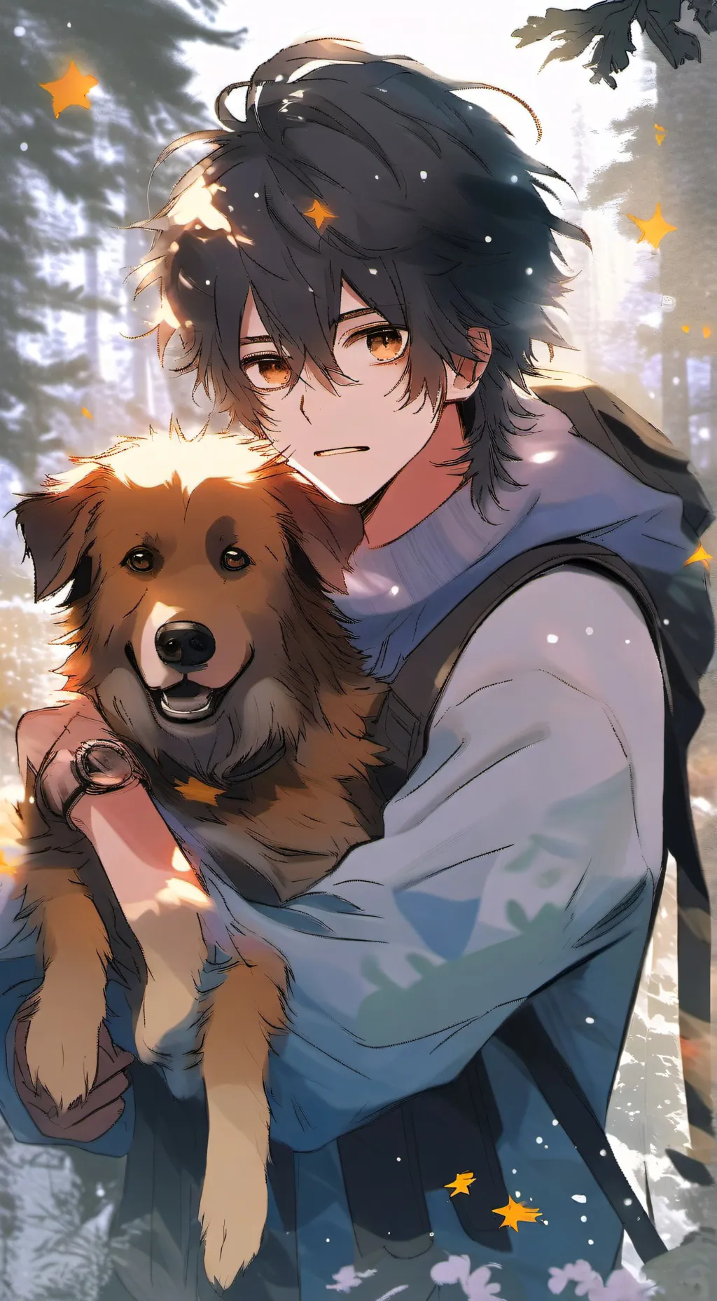 ai character: }~Danni~{ background