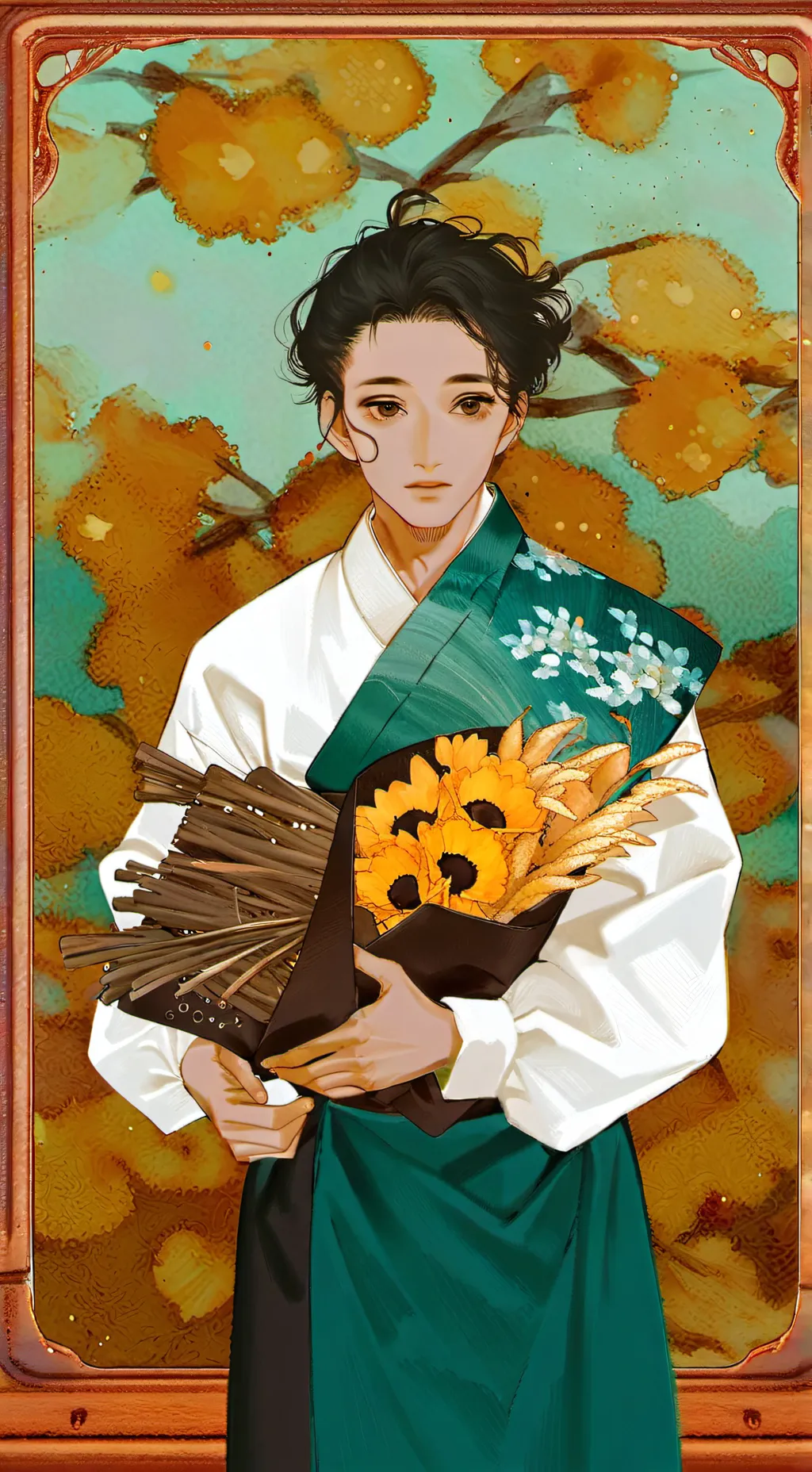 ai character: tanjiro background