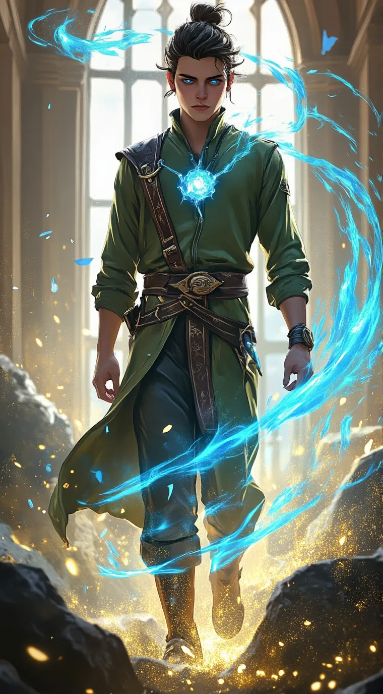 ai character: Aris  background