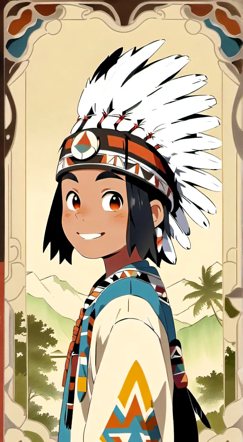 ai character: Yakari background