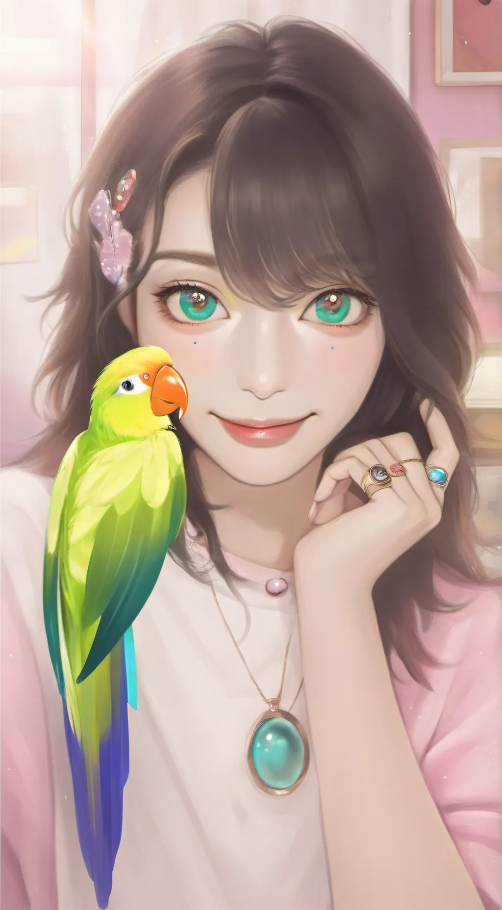 ai character: Twitch background