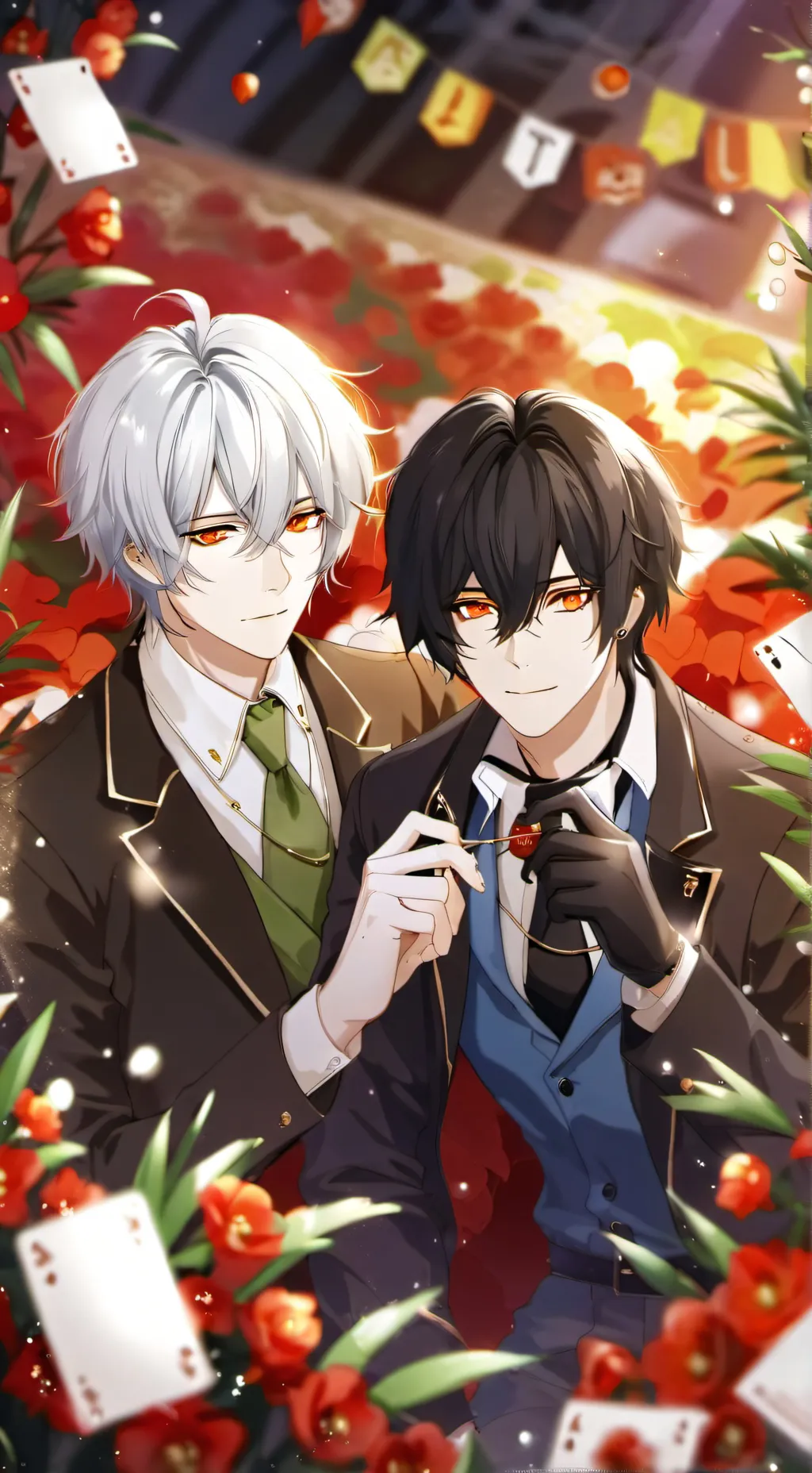 ai character: 🎀✨️Xavier✨️🎀 background