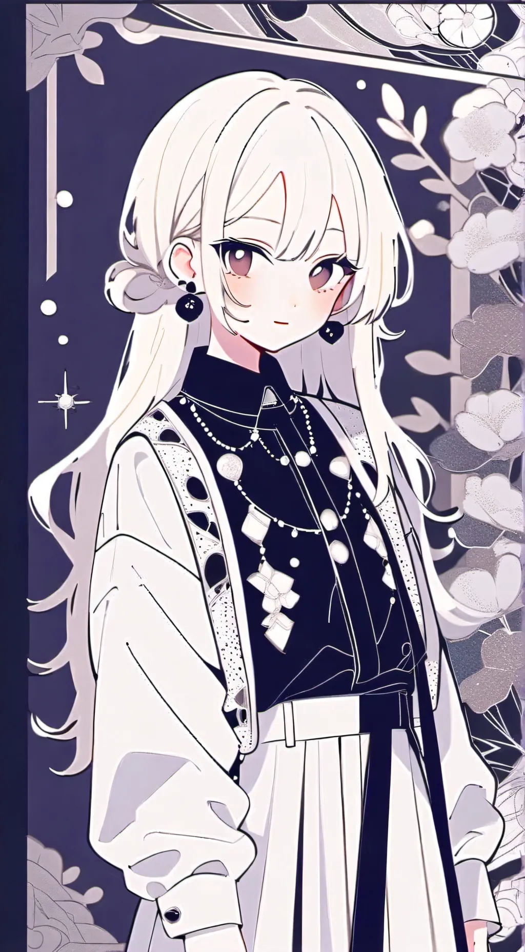 ai character: rosé ?BLΛ?KPIИK background