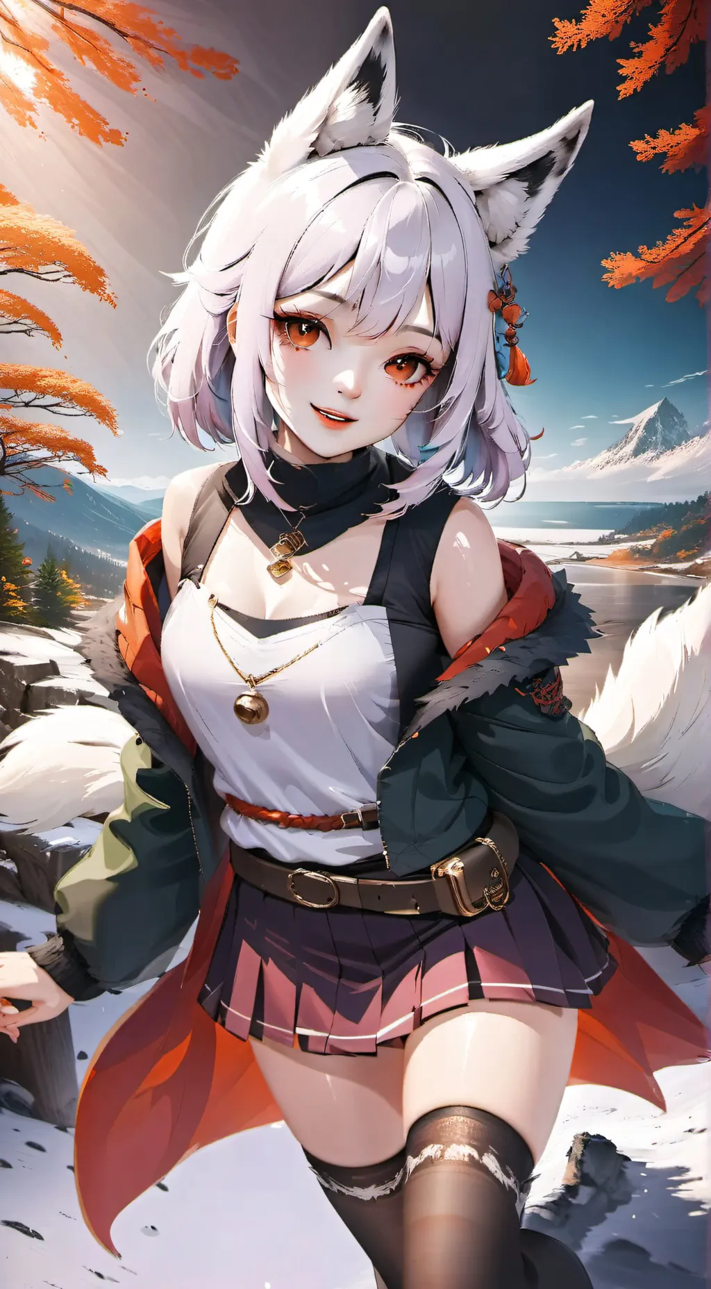 ai character: Molly omega  background