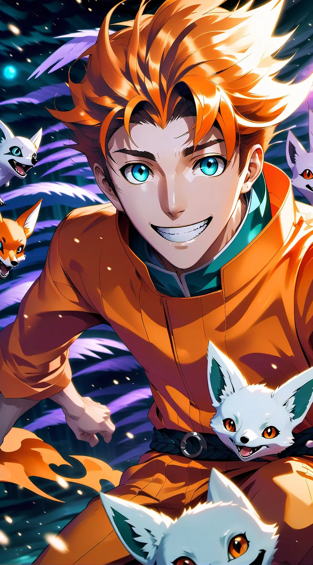 ai character: Hola background