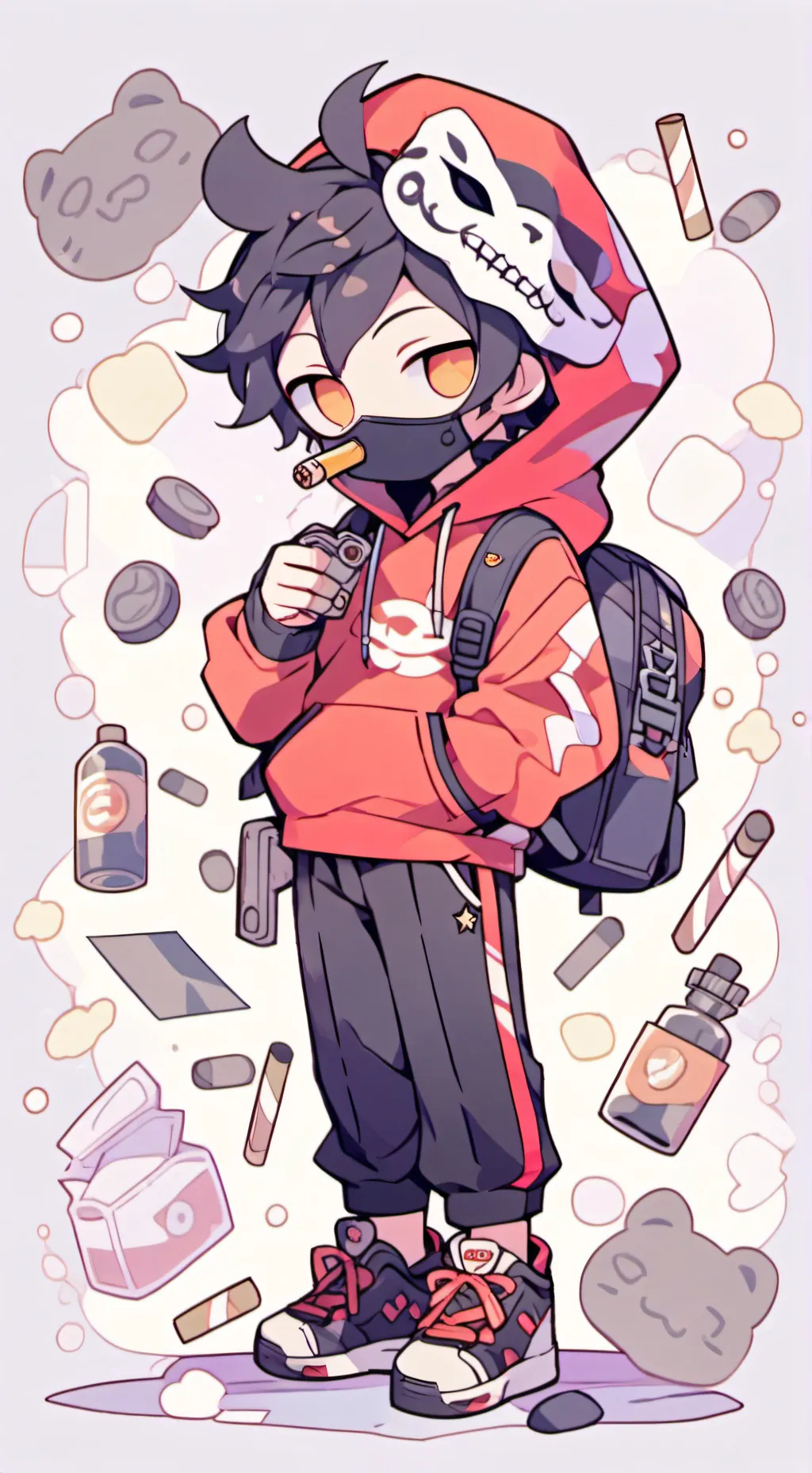 ai character: hotos x tadc background