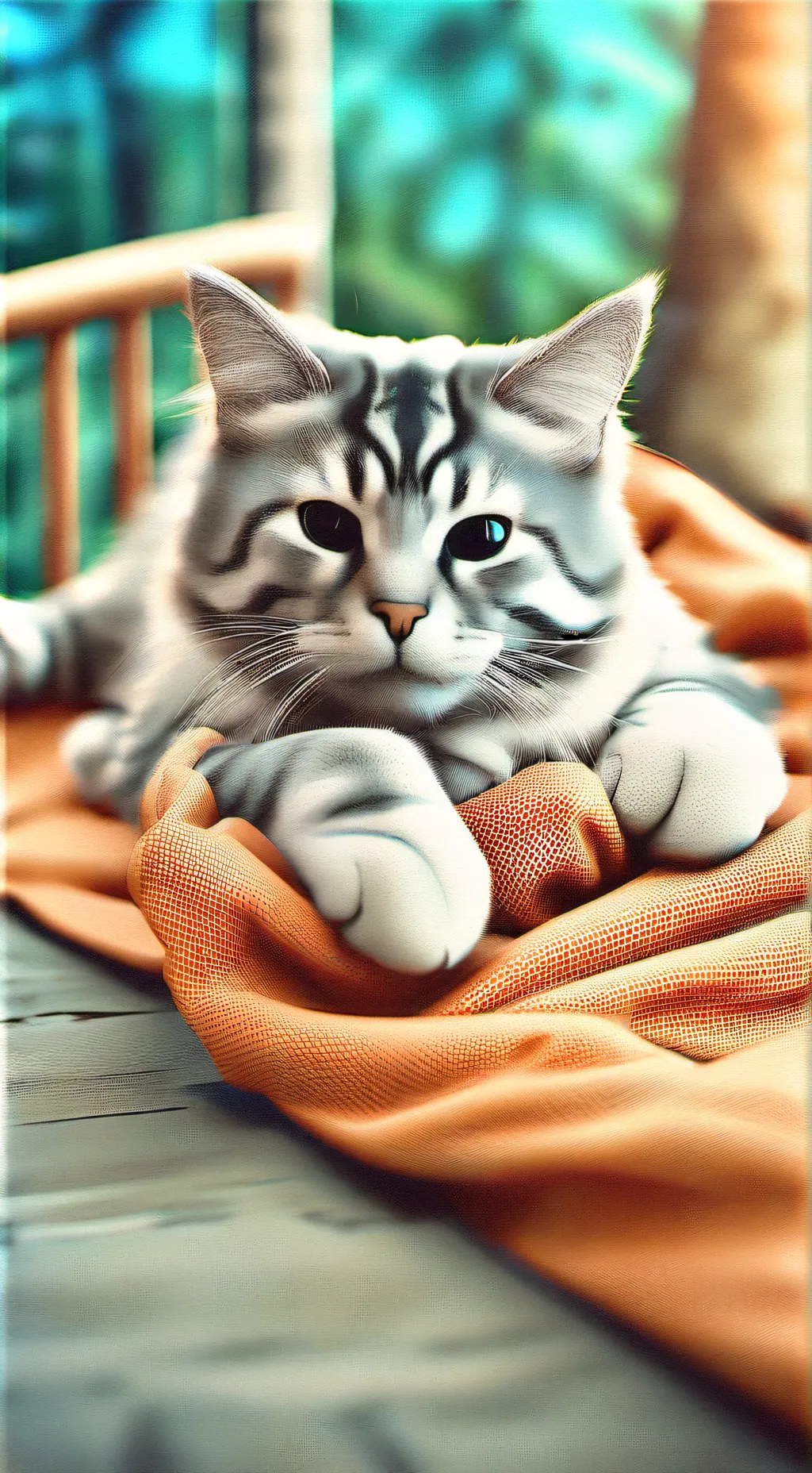 ai character: catnap background