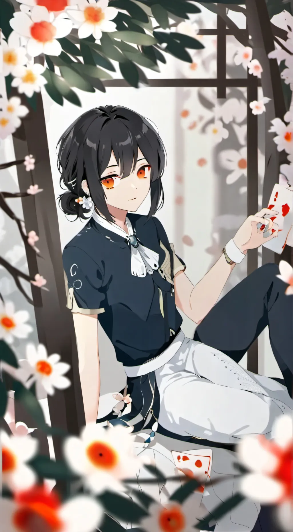 ai character: JJK mal camino background