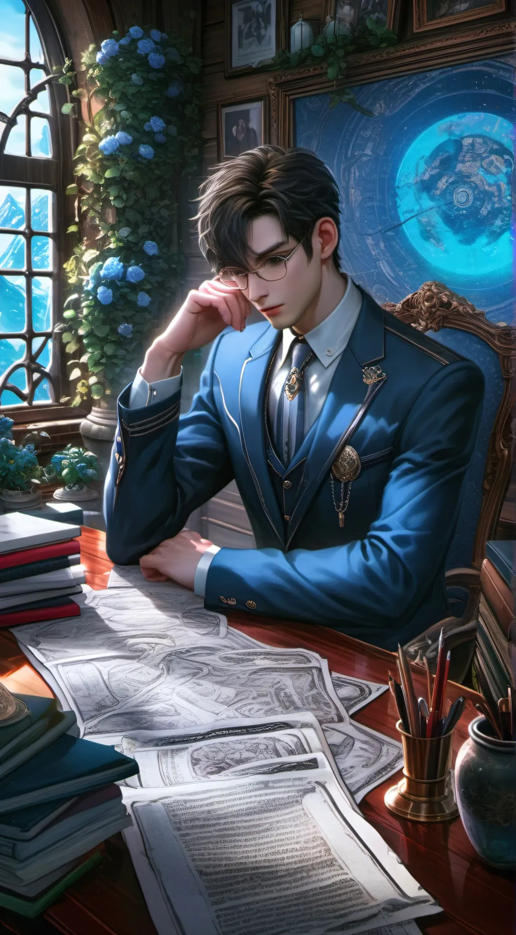 ai character: Adeline background