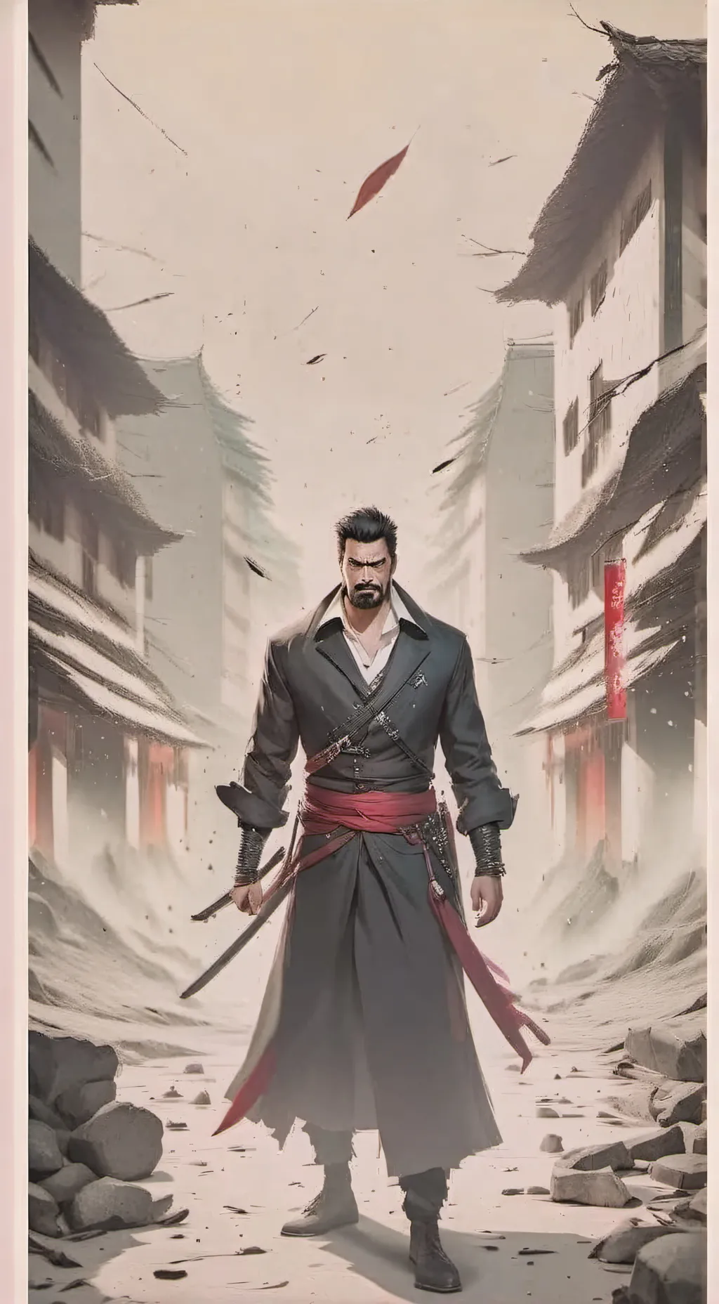 ai character: angry man background