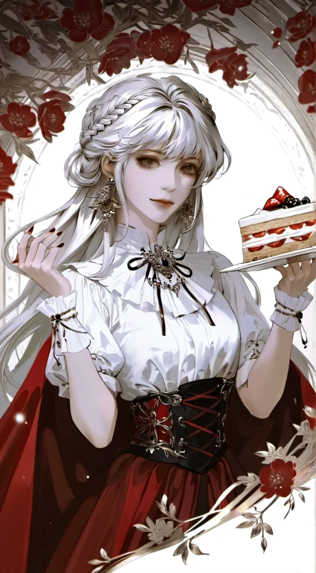 ai character: MHA CAKE MAKER background