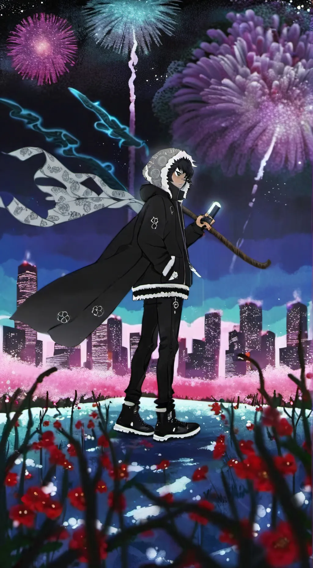 ai character: emo background