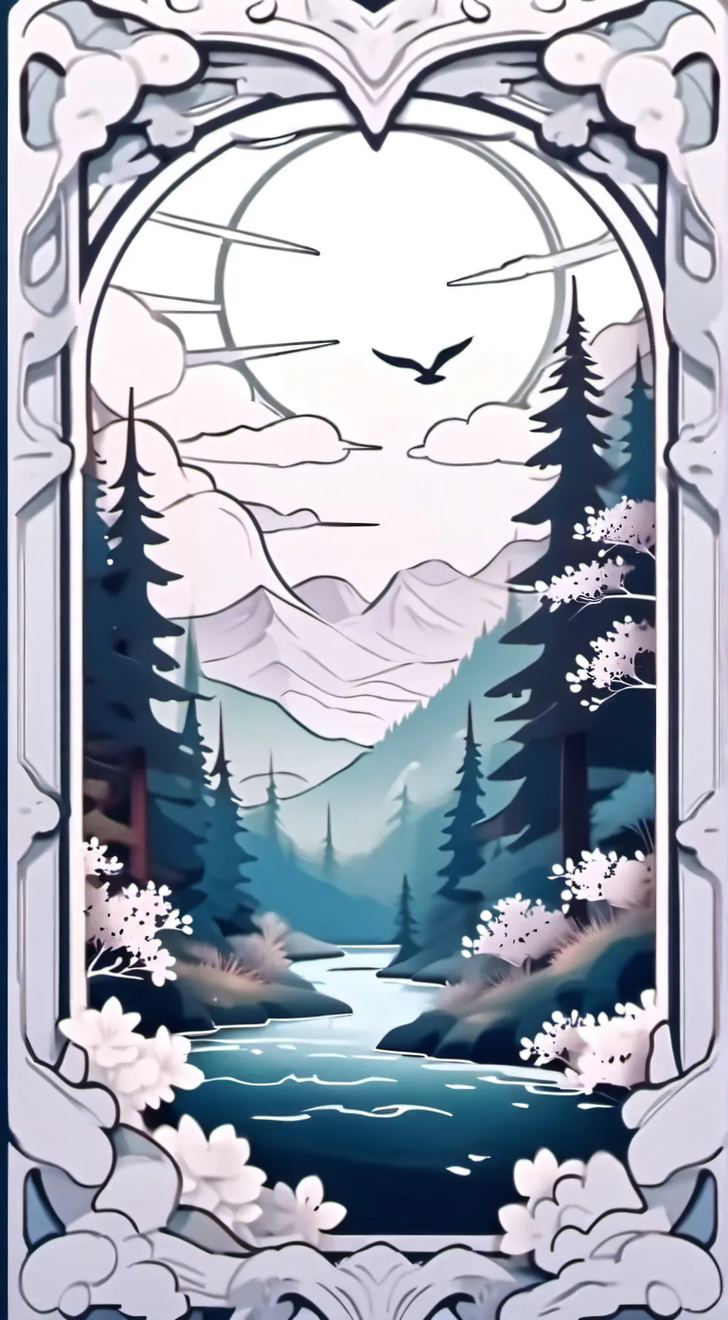 ai character: four bfdi background