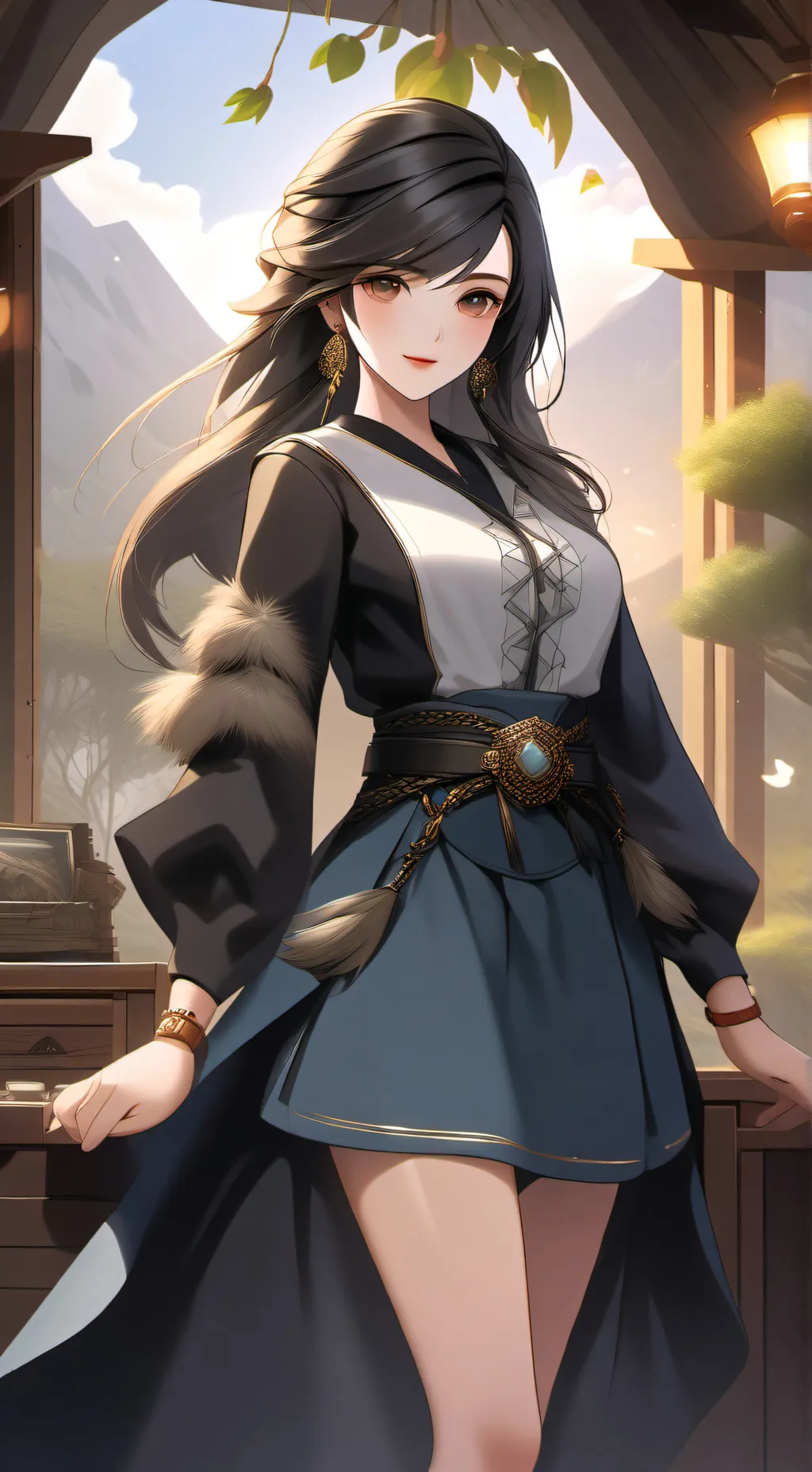 ai character: threrian background