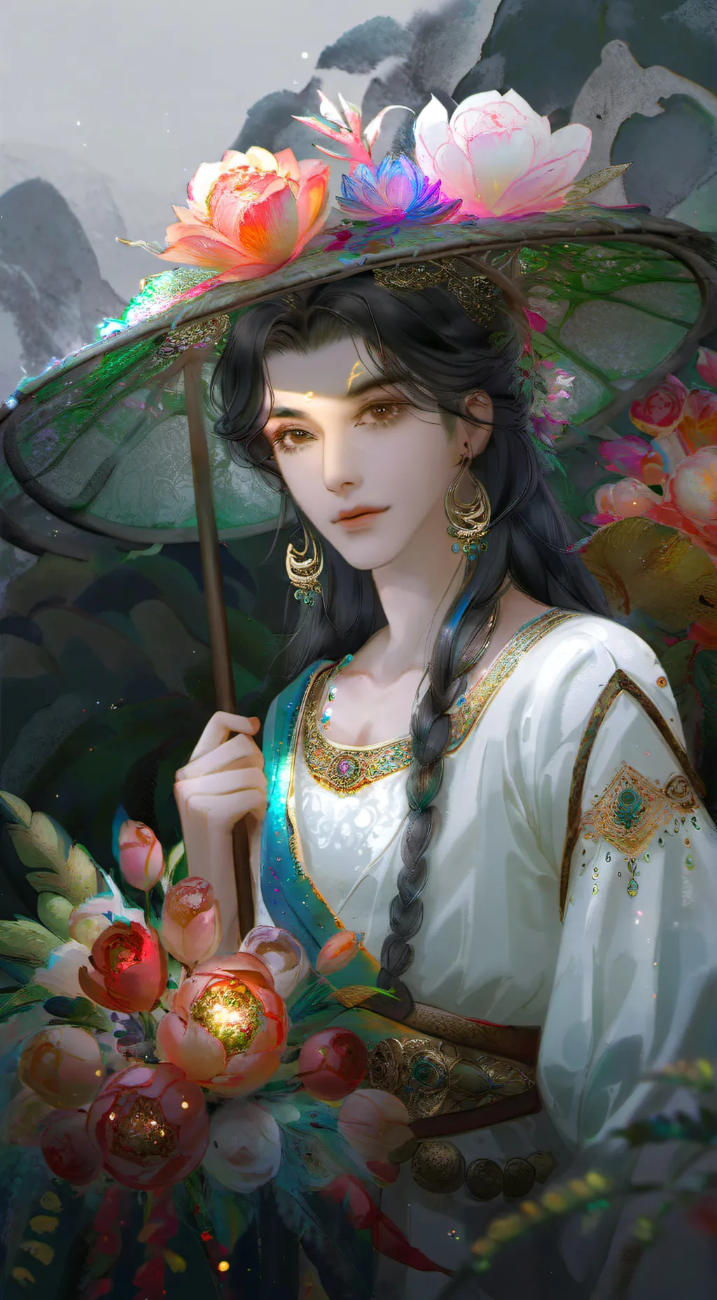 ai character: dw rose infection background