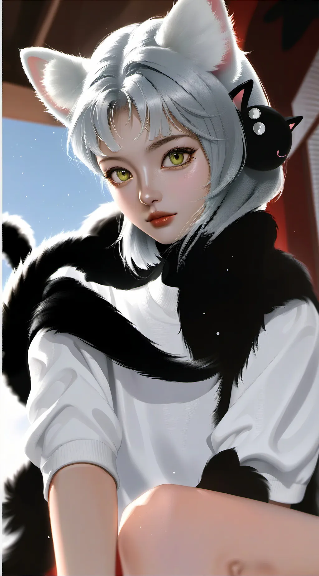 ai character: Gatinha Spirit of the Pods background