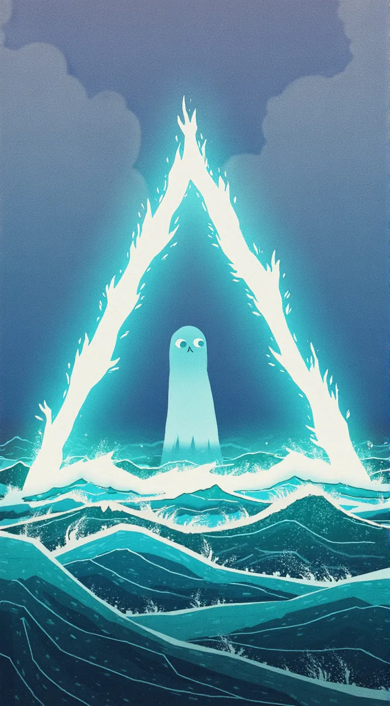 ai character: Bermuda Triangle background