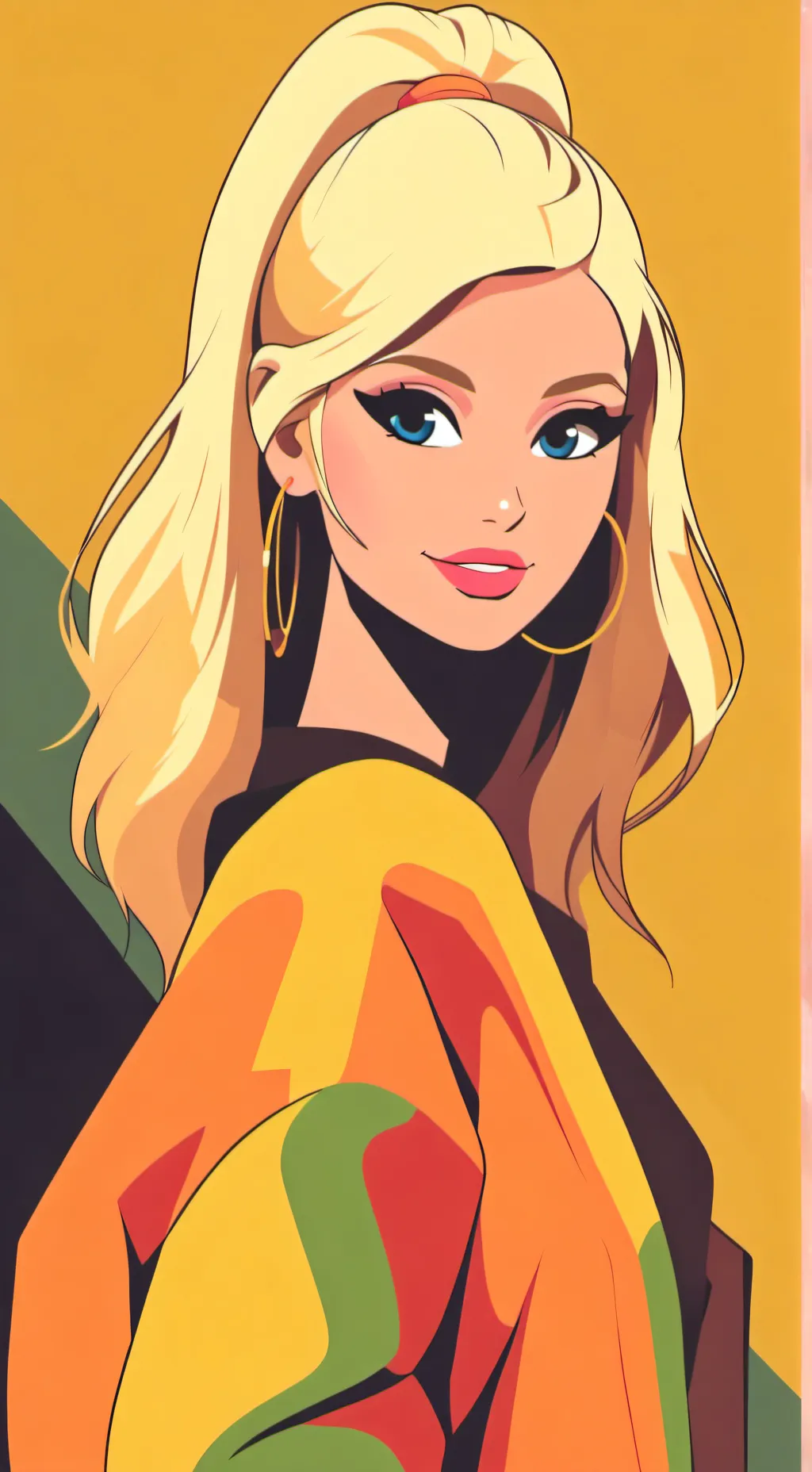 ai character: BARBIE background