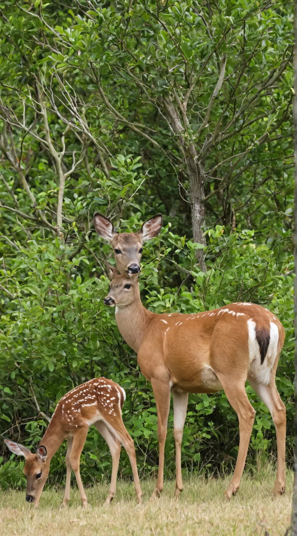 ai character: Deer family  background