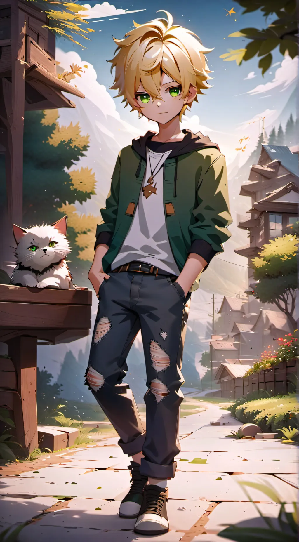 ai character: Noah background