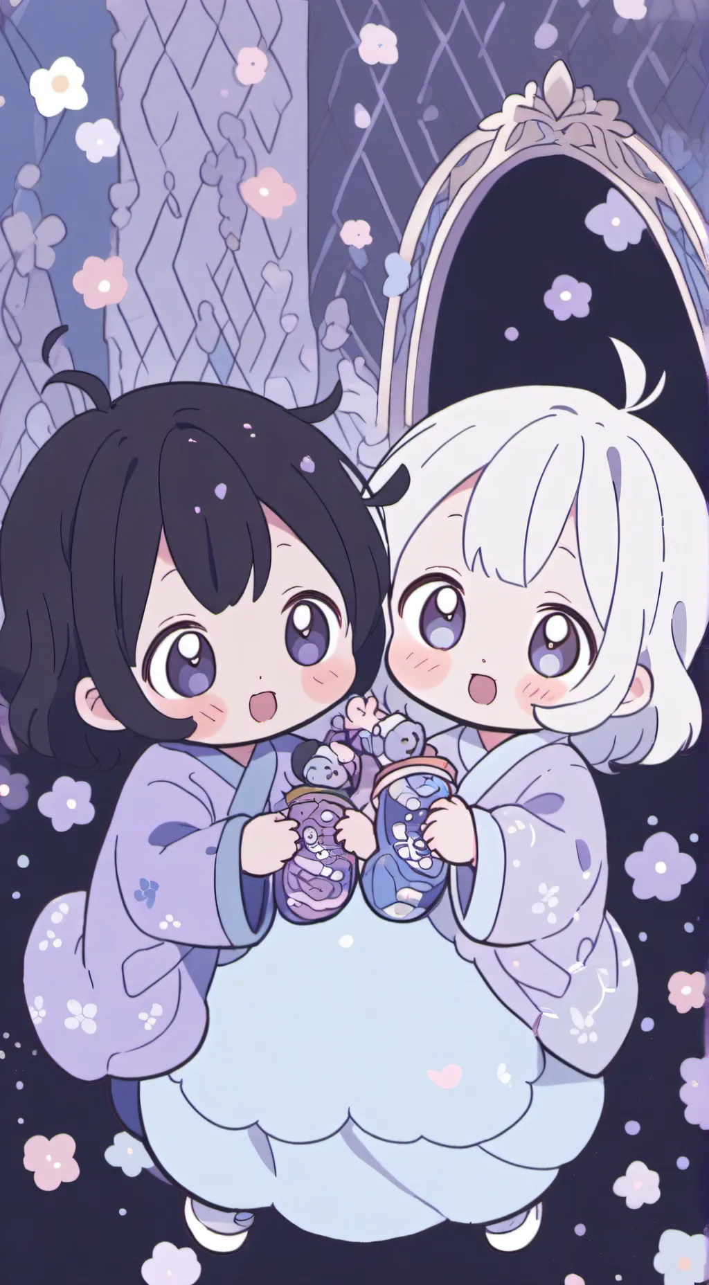 ai character: kiki y lili background