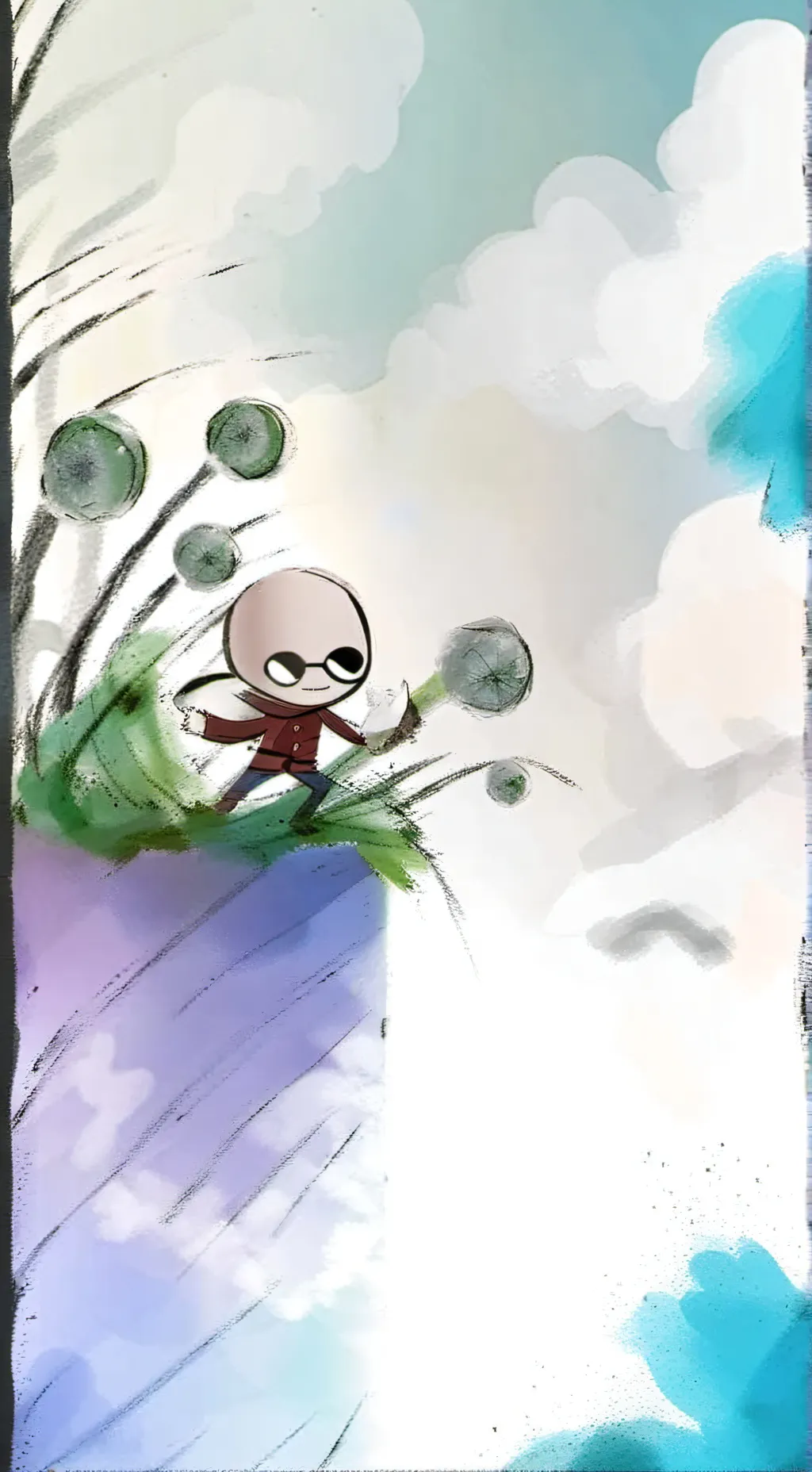 ai character: Sprout background