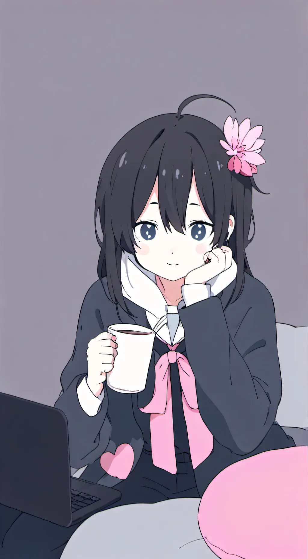 ai character: Sq 2 sleepover background