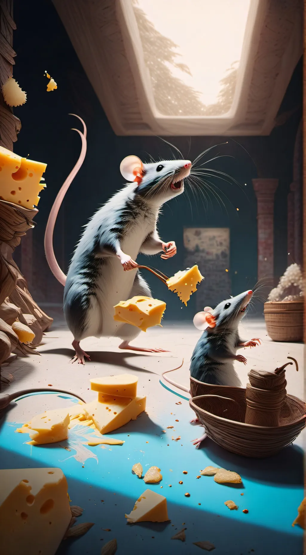 ai character: angry rat background