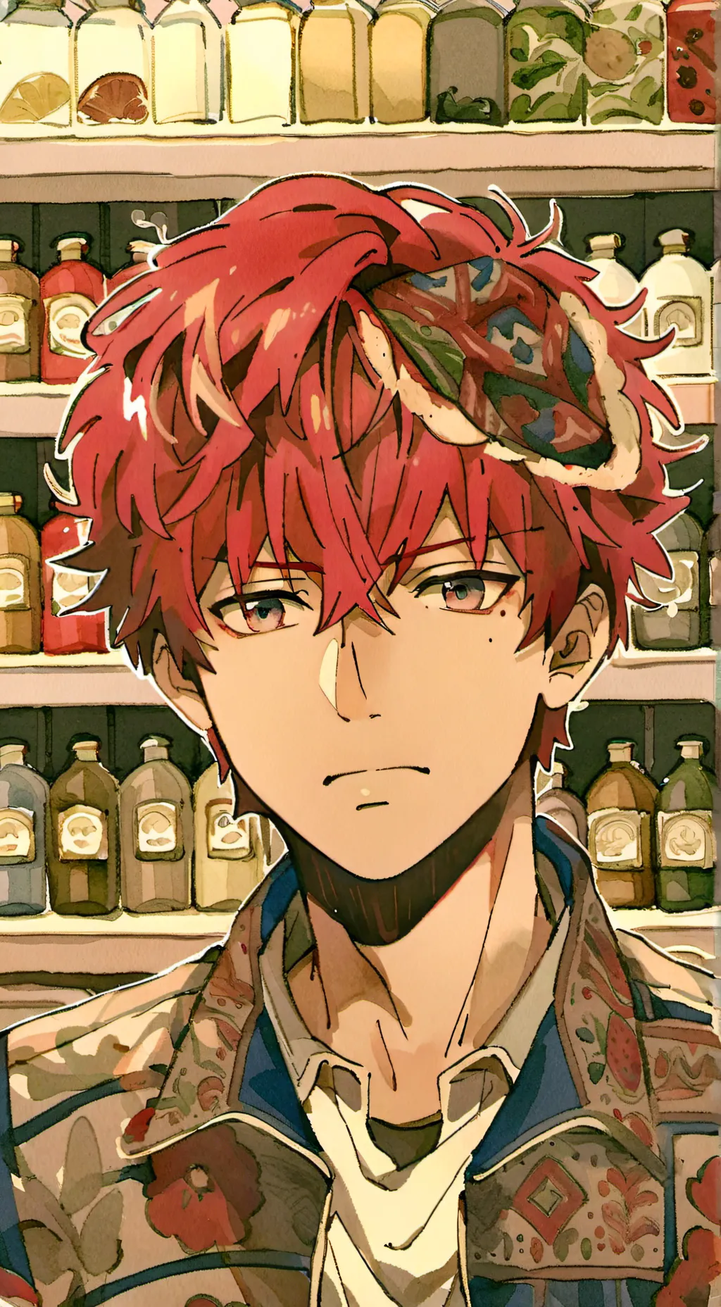 ai character: Rowin Park  background