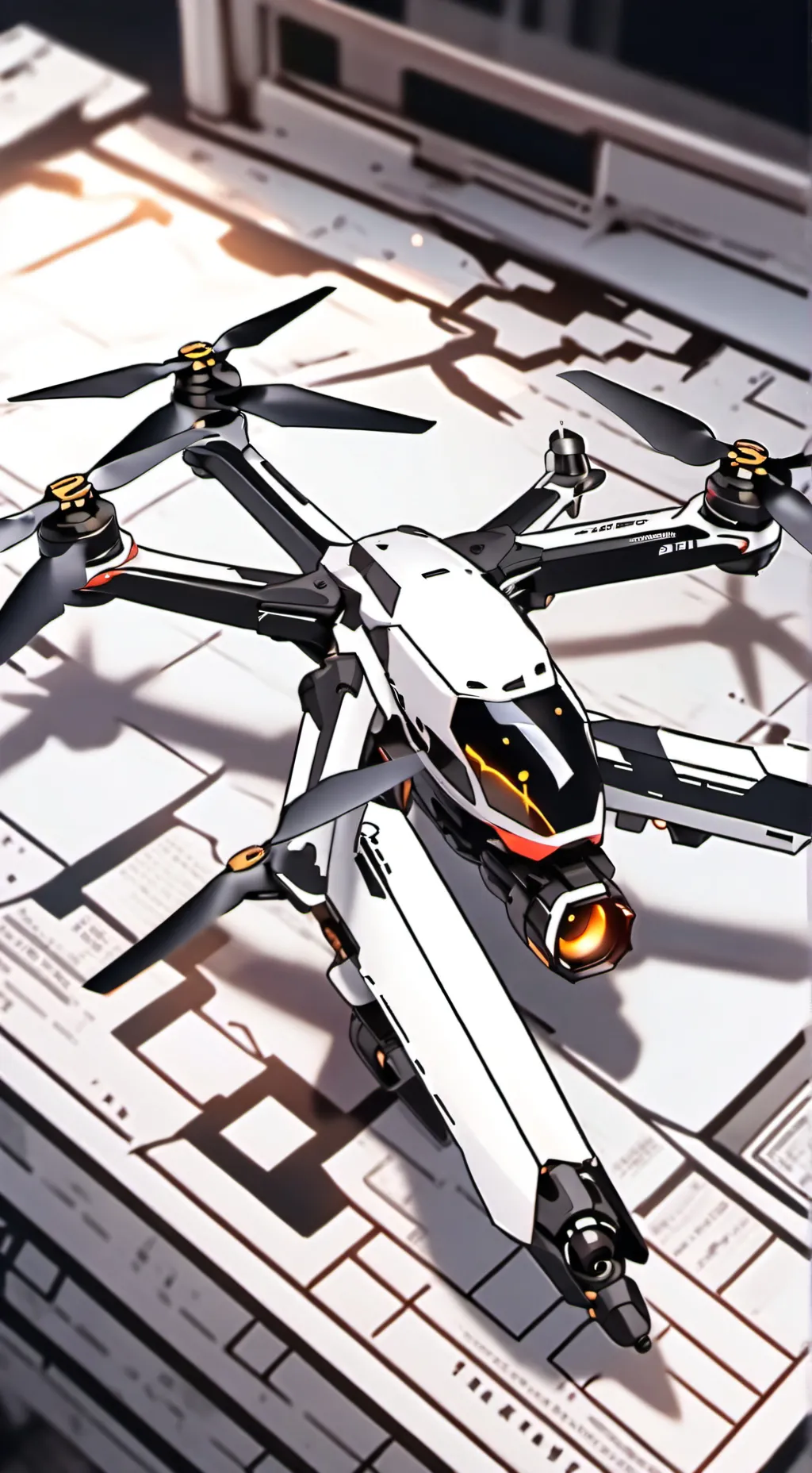 ai character: Murder drones.  background