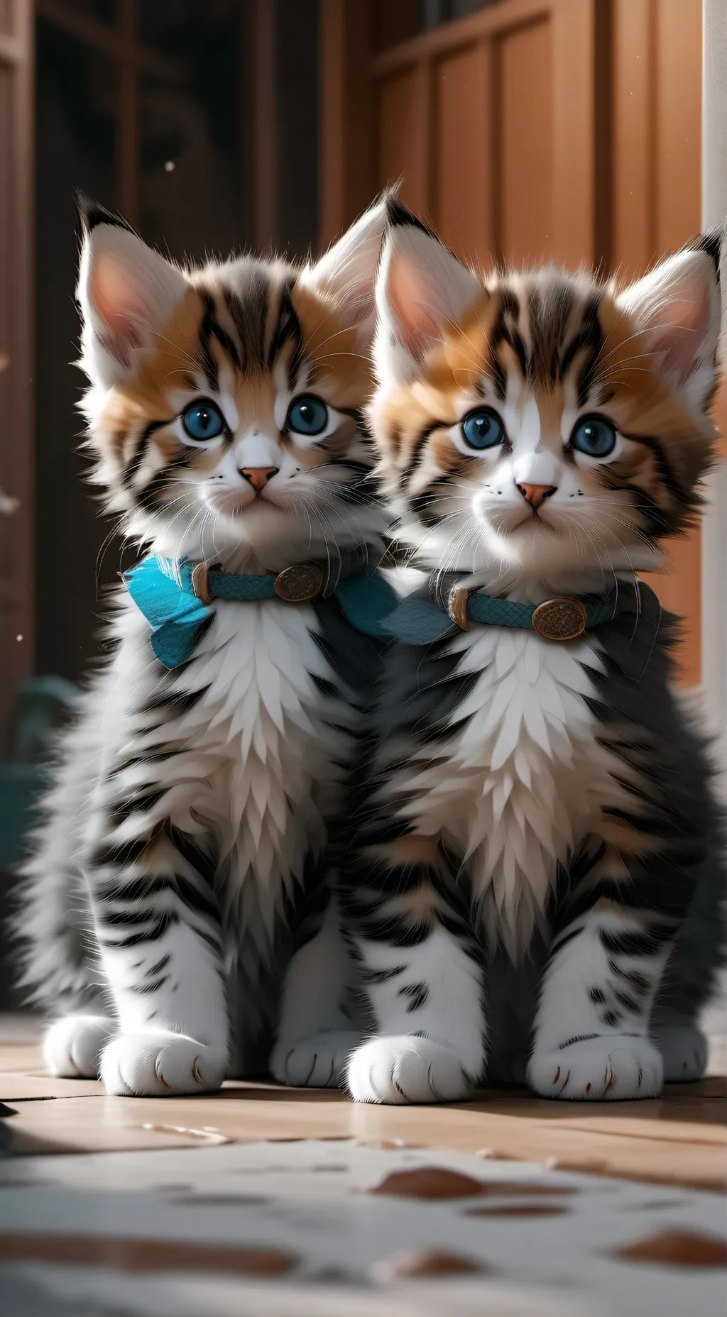 ai character: kittens 3 background